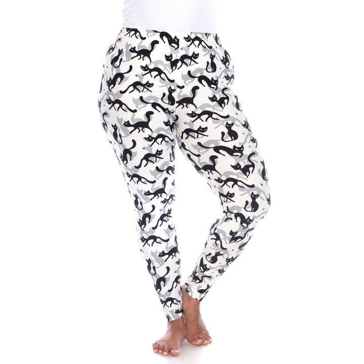 Plus Size Super Soft Cat Printed Leggings