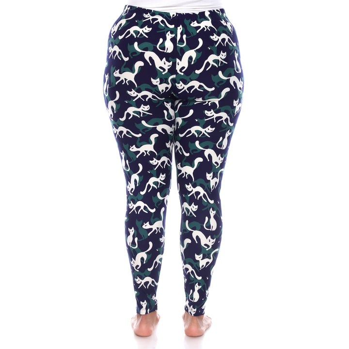 Plus Size Halloween Cat Leggings 2-Pack
