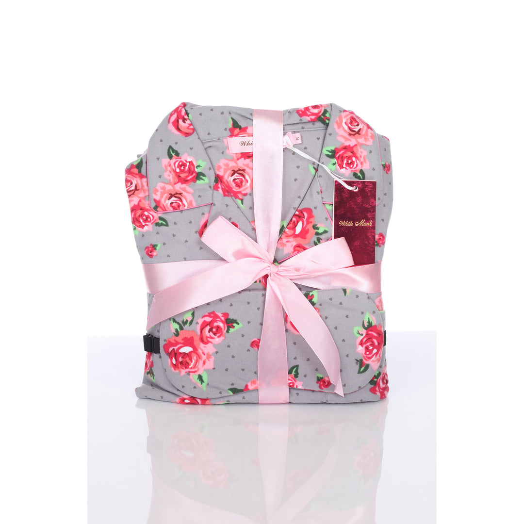 Women's Plus Size Three-Piece Pajama Set