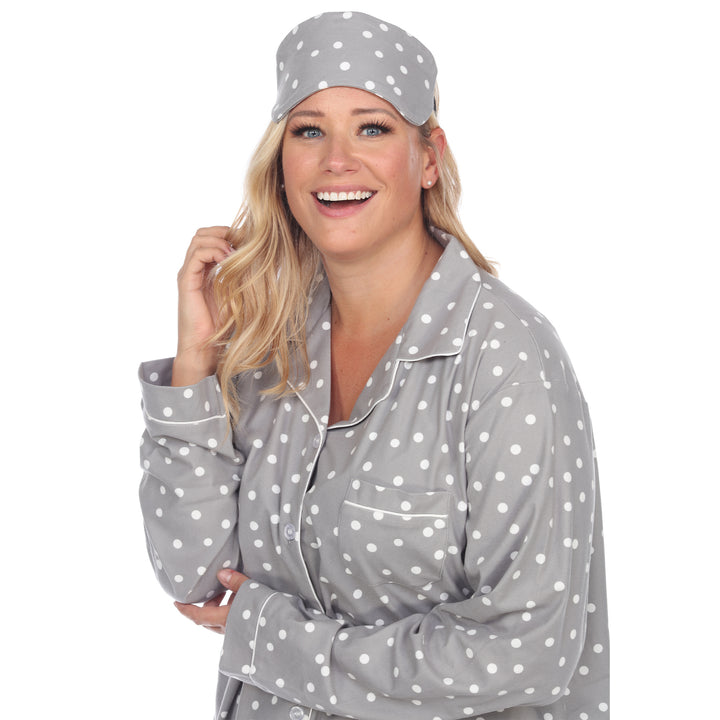 Women's Plus Size Three-Piece Pajama Set