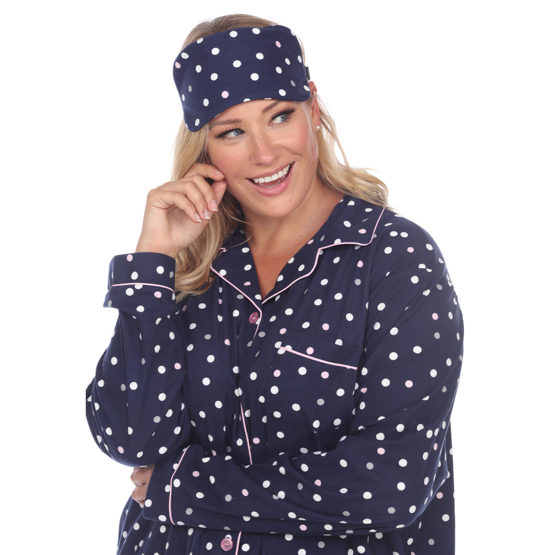 Women's Plus Size Three-Piece Pajama Set