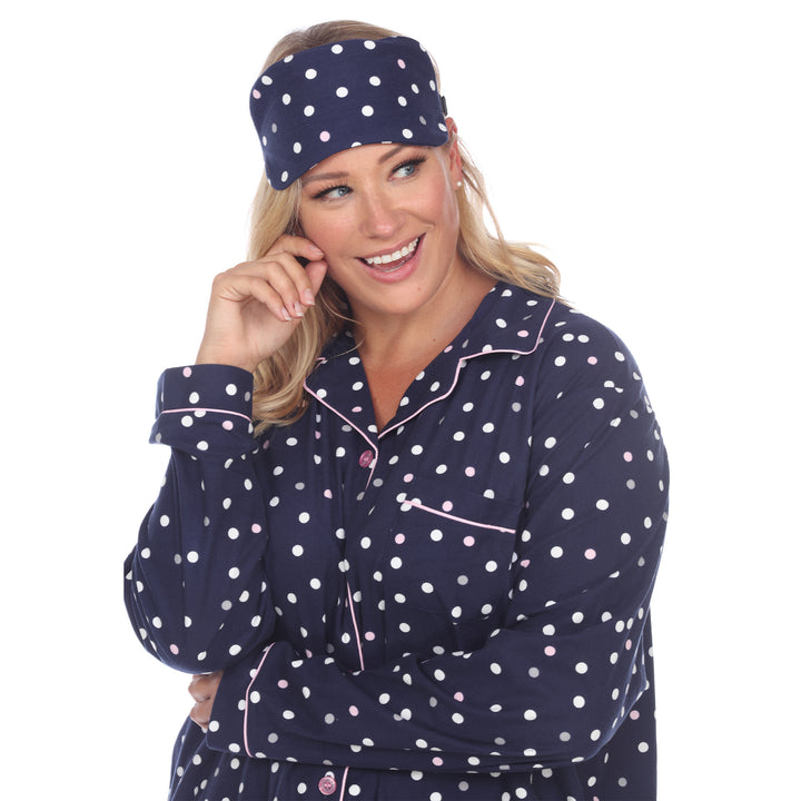 Women's Plus Size Three-Piece Pajama Set
