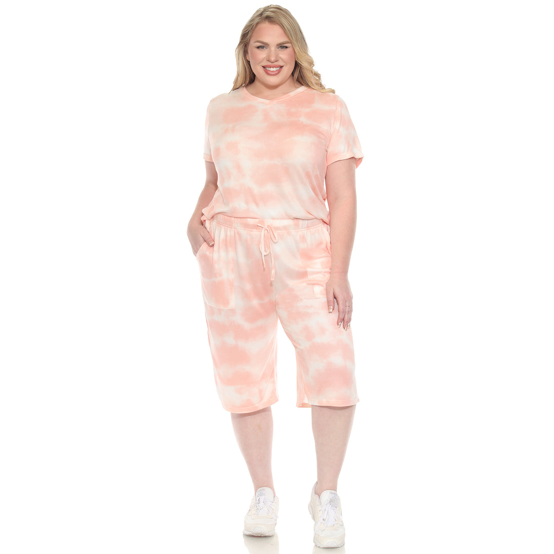 Plus Size Loungewear Set Pink
