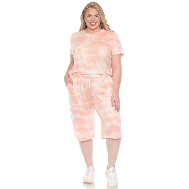 Plus Size Loungewear Set Pink