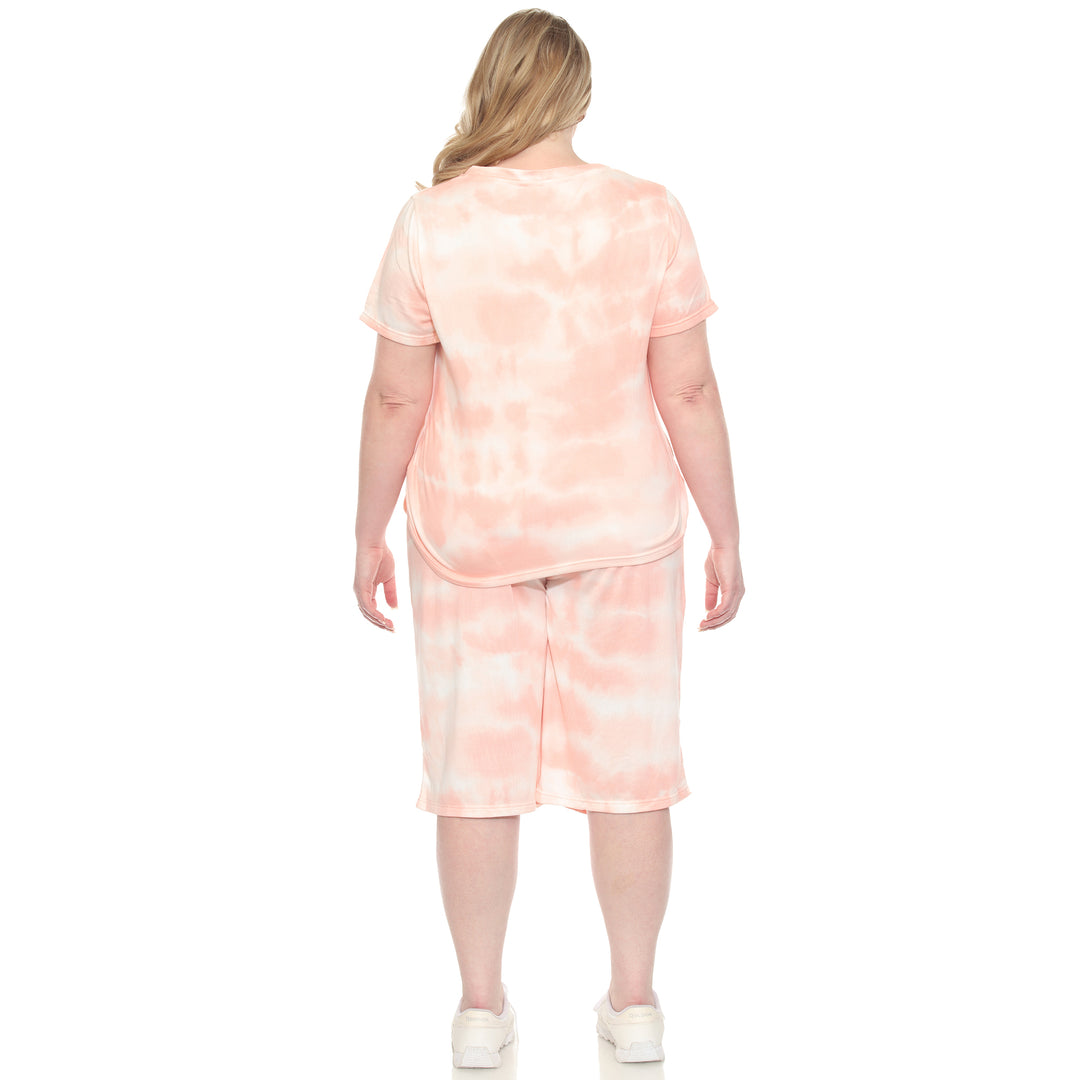 Plus Size Loungewear Set Pink