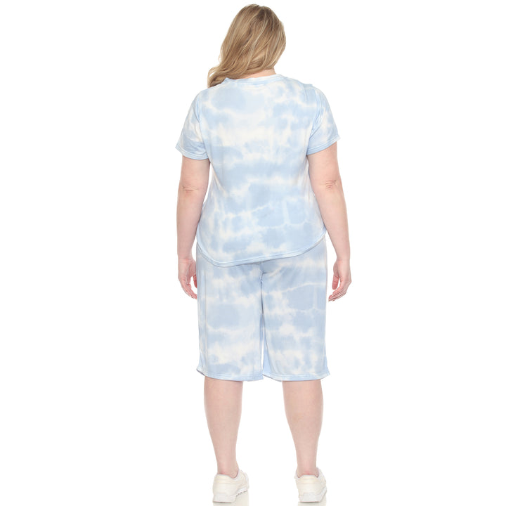 Plus Size Loungewear Set Blue