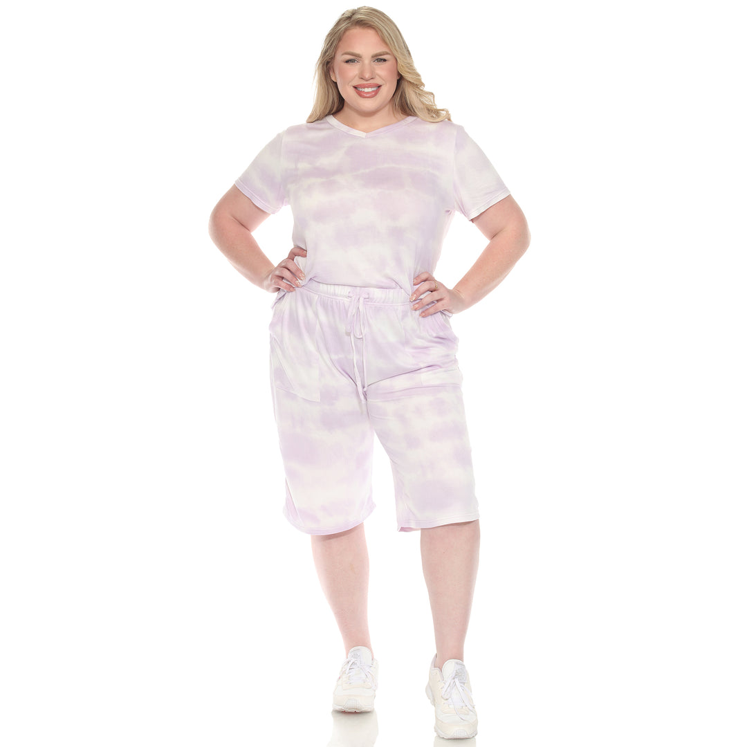 Plus Size Loungewear Set Purple