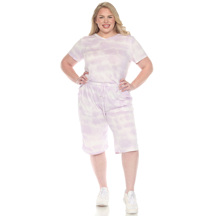 Plus Size Loungewear Set Purple