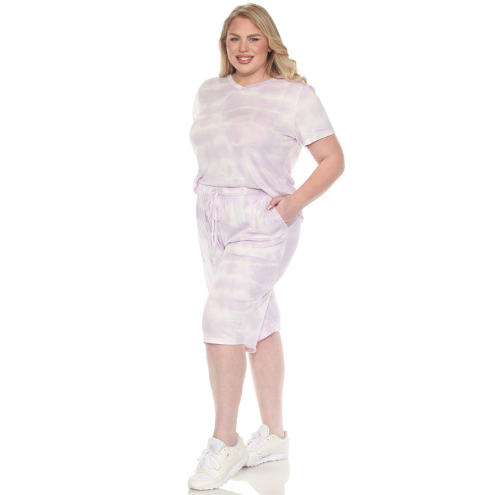 Plus Size Loungewear Set Purple
