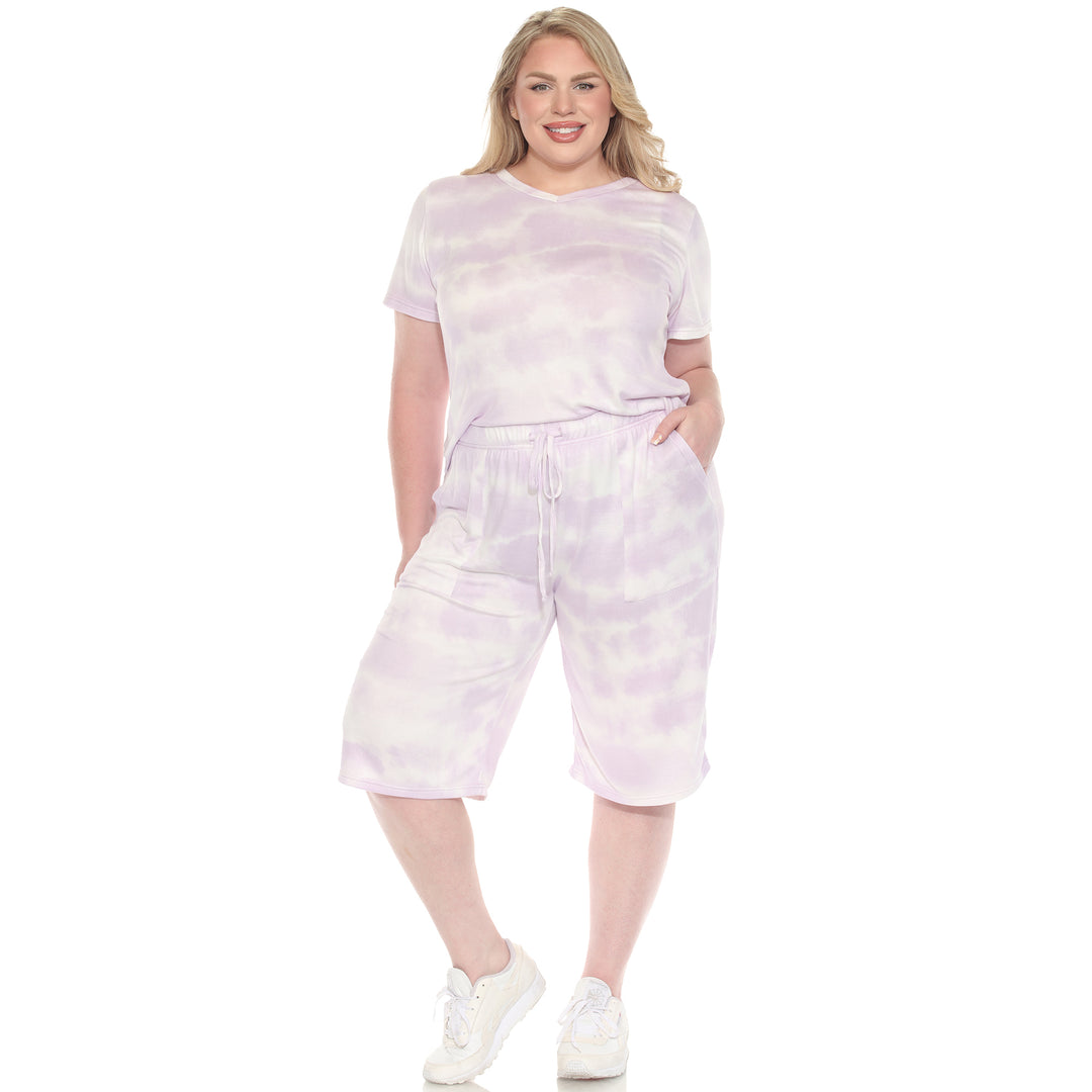 Plus Size Loungewear Set Purple