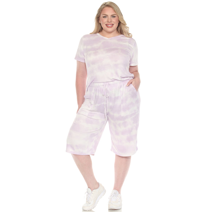 Plus Size Loungewear Set Purple