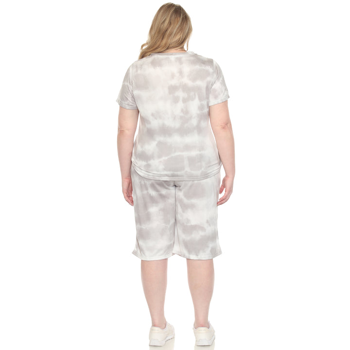 Plus Size Loungewear Set Grey