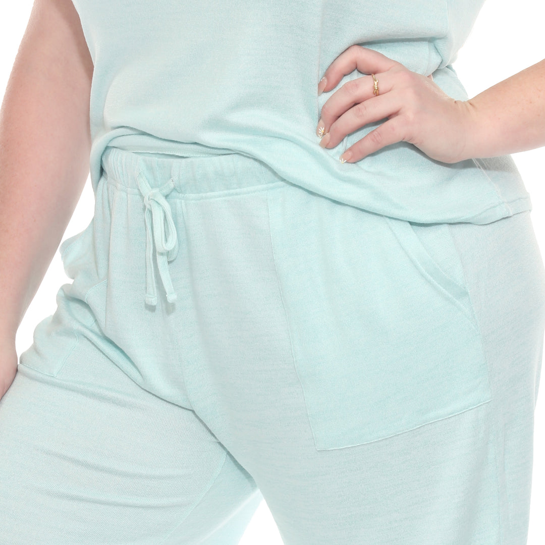 Plus Size Loungewear Set Tiffany Blue