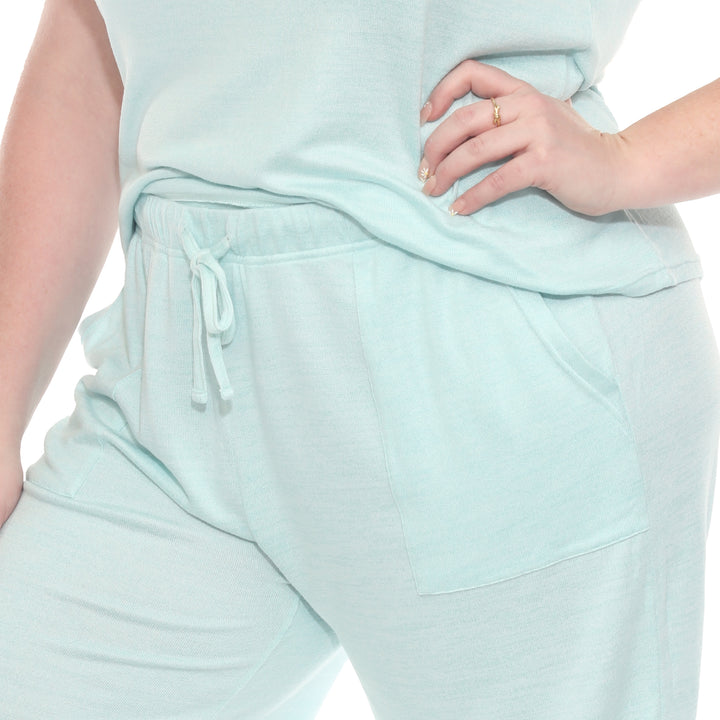 Plus Size Loungewear Set Tiffany Blue