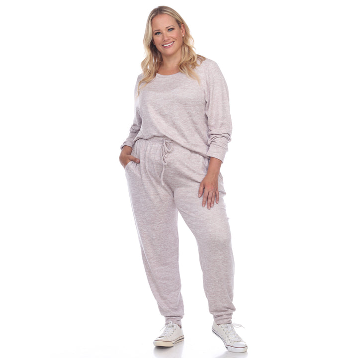 Women's Plus Size 2 Piece Lounge Set