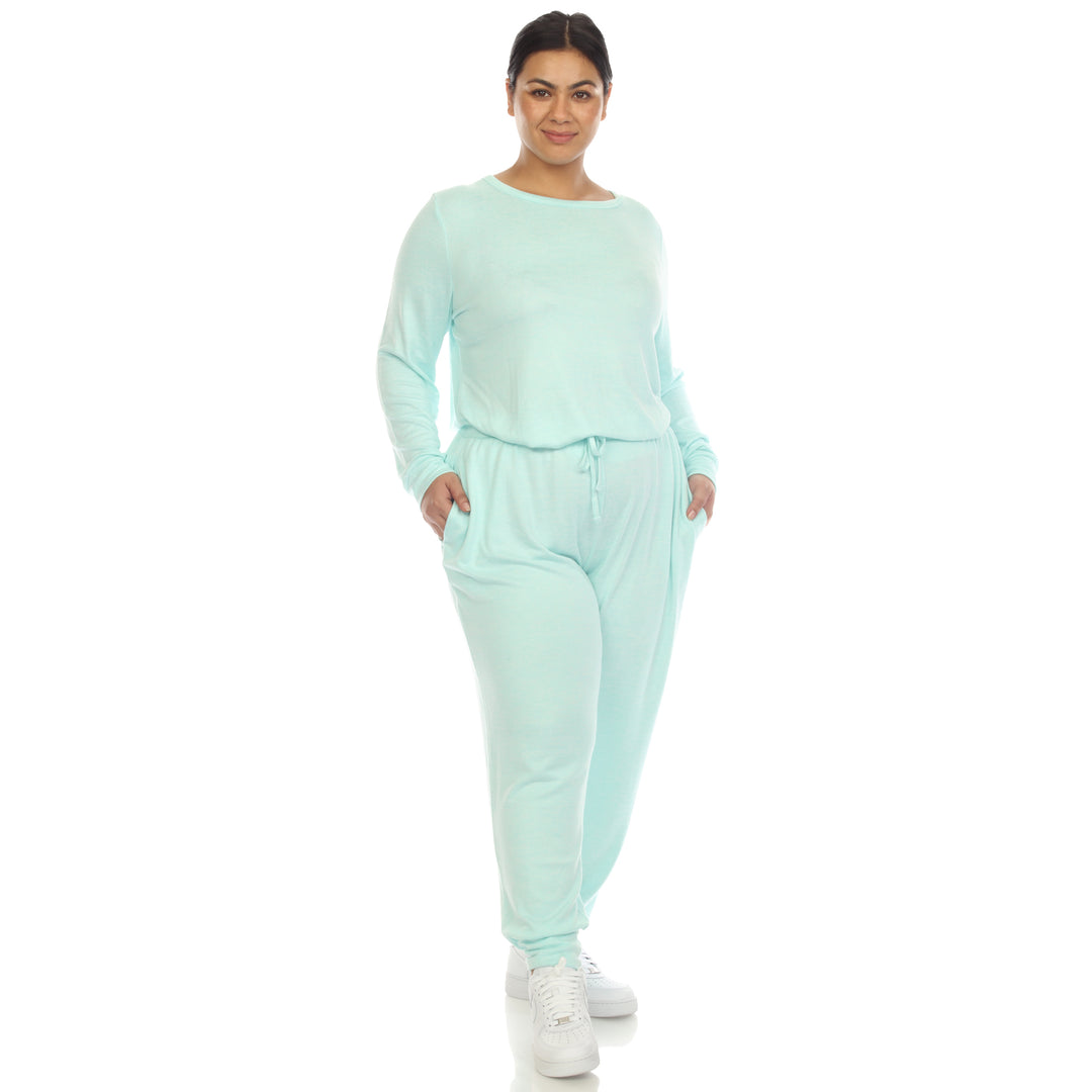 Women's Plus Size 2 Piece Lounge Set