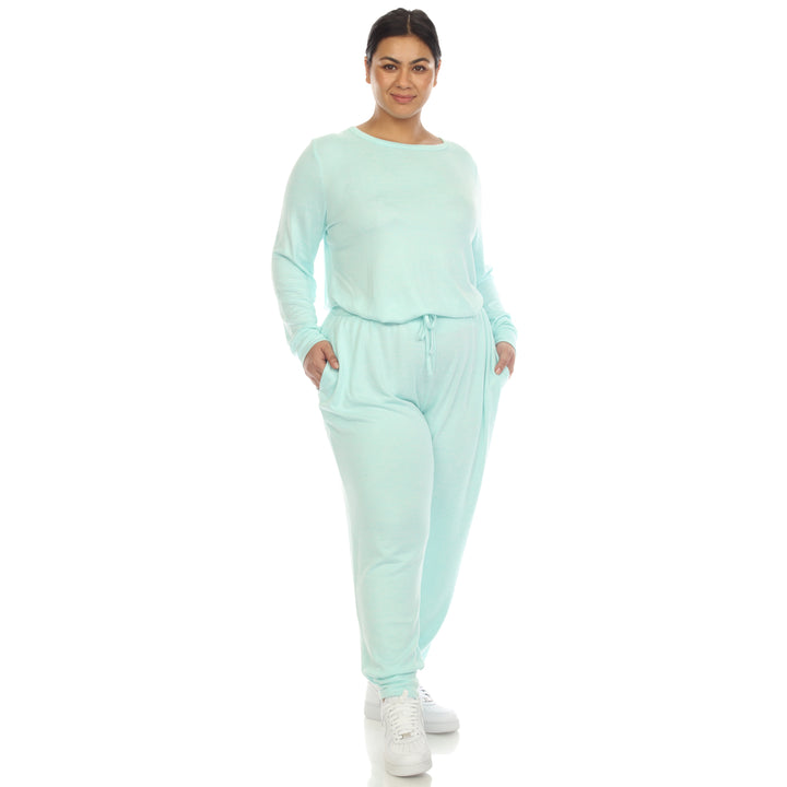 Women's Plus Size 2 Piece Lounge Set