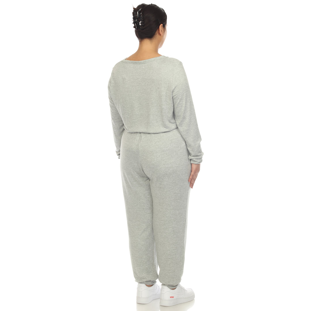 Women's Plus Size 2 Piece Lounge Set