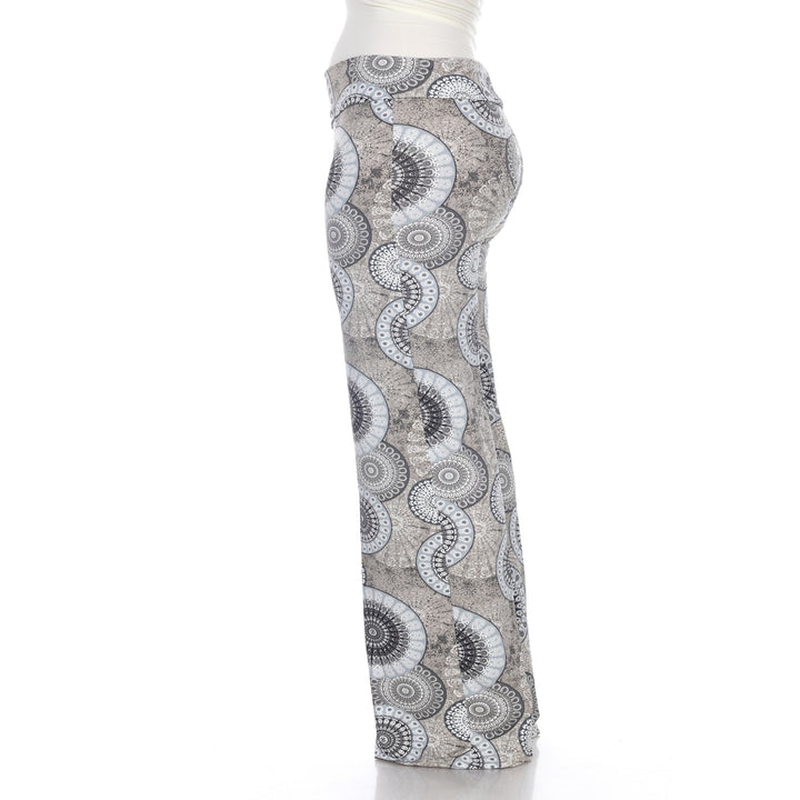 Women's Geometric Print Plus Size Palazzo Pants