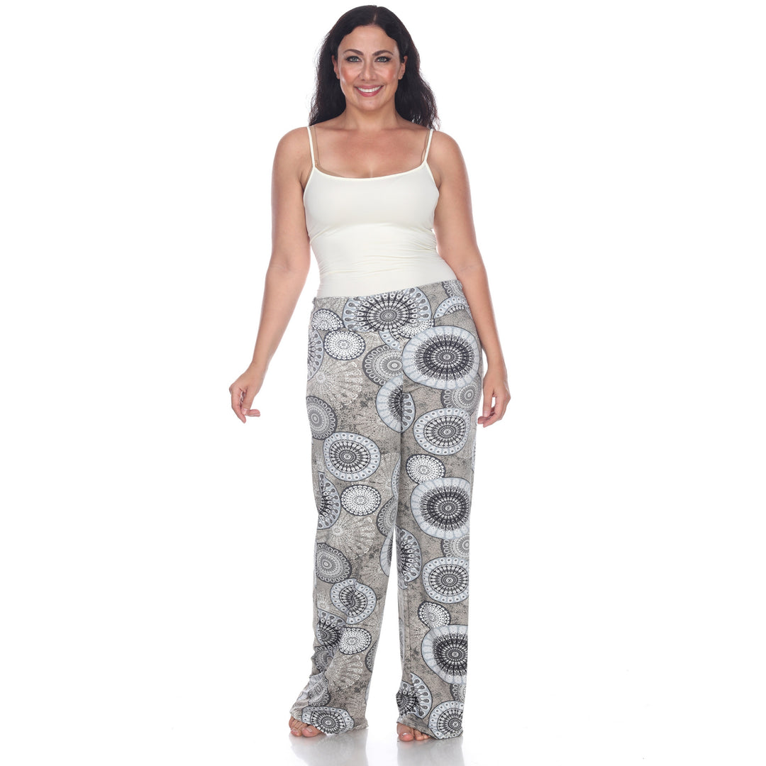 Women's Geometric Print Plus Size Palazzo Pants