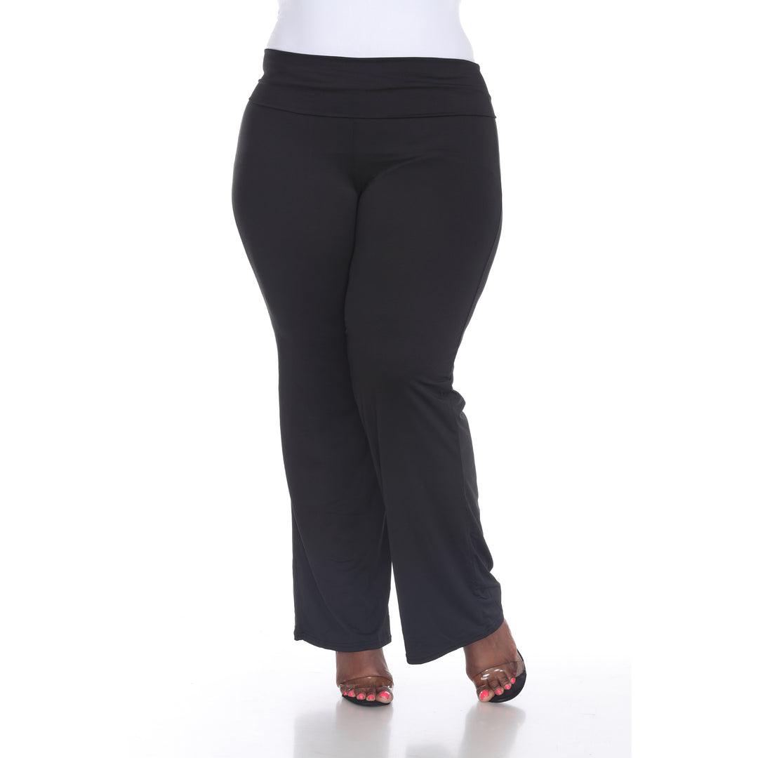 Women's Plus Size Solid Palazzo Pants