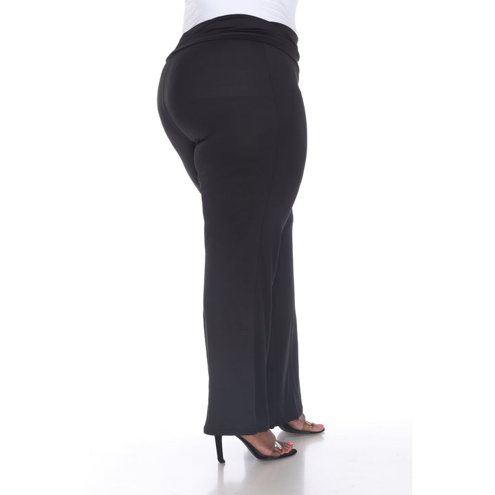 Women's Plus Size Solid Palazzo Pants