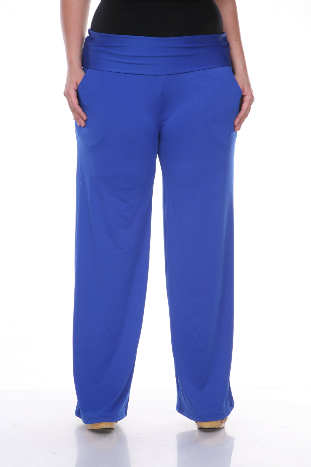 Women's Plus Size Solid Palazzo Pants