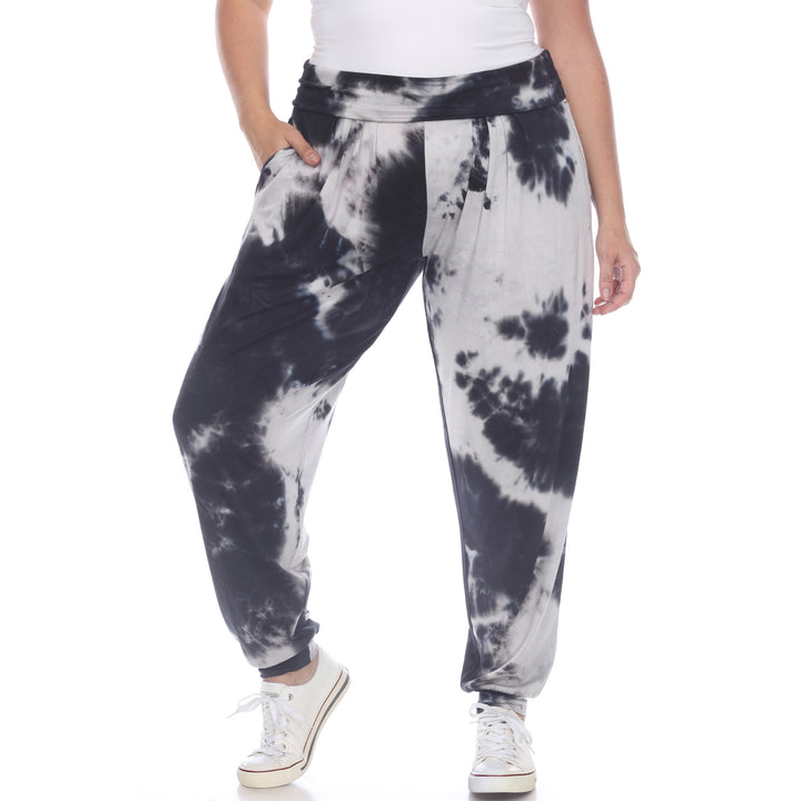 Women's Plus Size Tie Dye Harem Pants