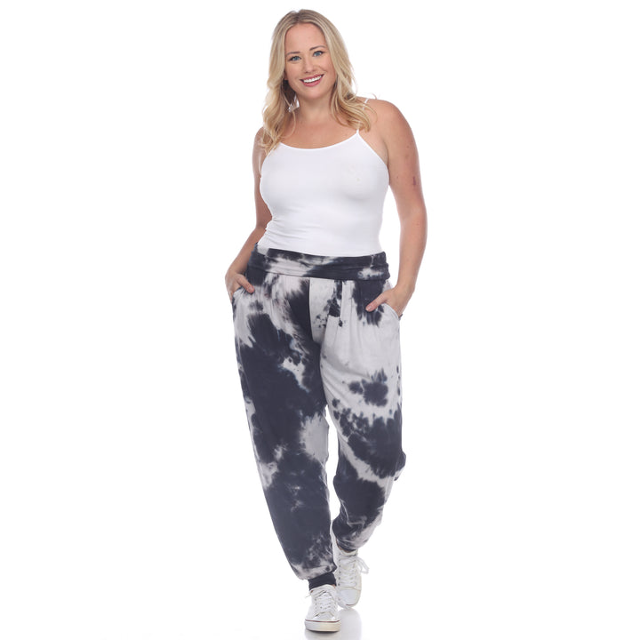 Women's Plus Size Tie Dye Harem Pants