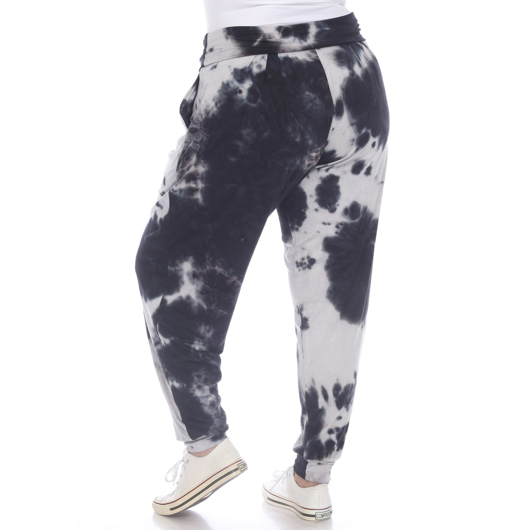 Women's Plus Size Tie Dye Harem Pants