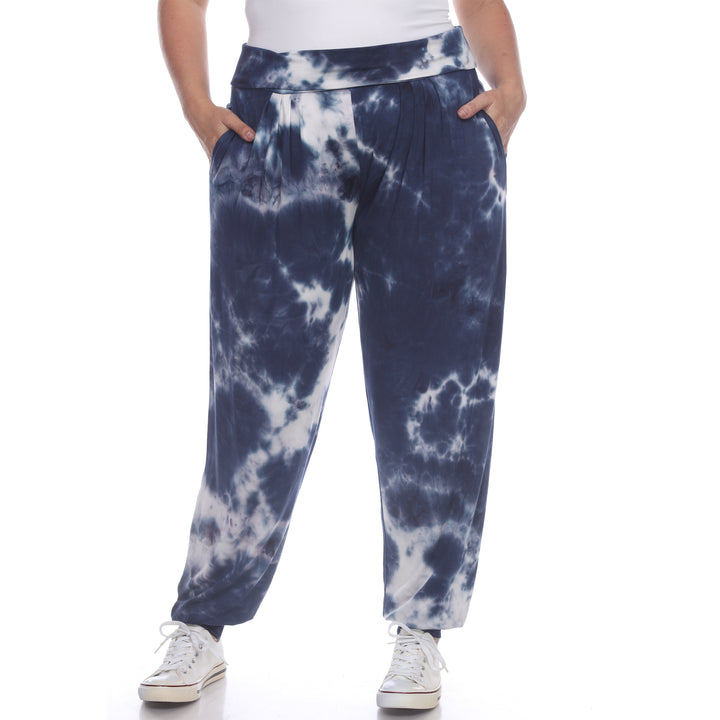Women's Plus Size Tie Dye Harem Pants