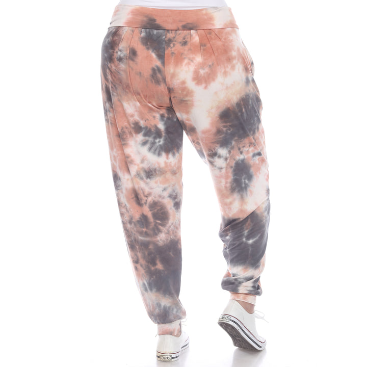 Women's Plus Size Tie Dye Harem Pants
