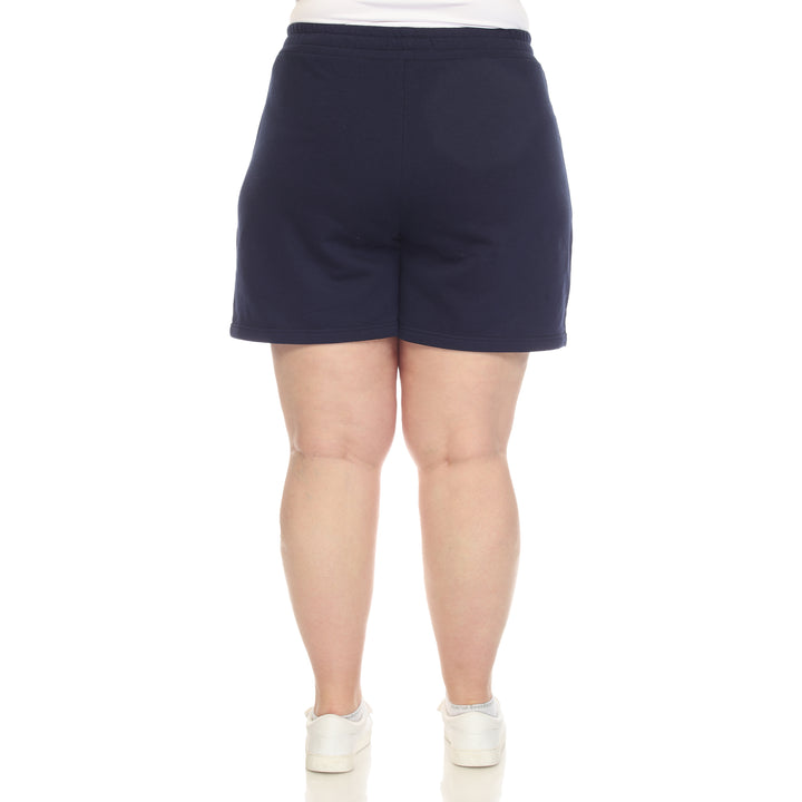 Women's Plus Size Super Soft Drawstring Waistband Sweat Short