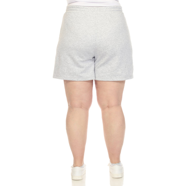 Women's Plus Size Super Soft Drawstring Waistband Sweat Short