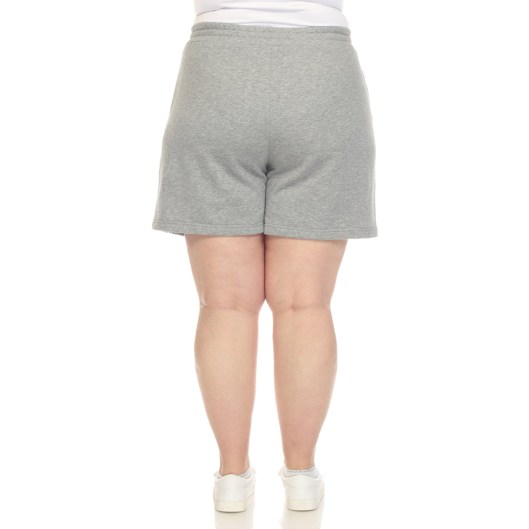 Women's Plus Size Super Soft Drawstring Waistband Sweat Short