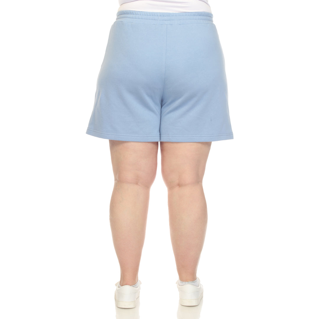 Women's Plus Size Super Soft Drawstring Waistband Sweat Short