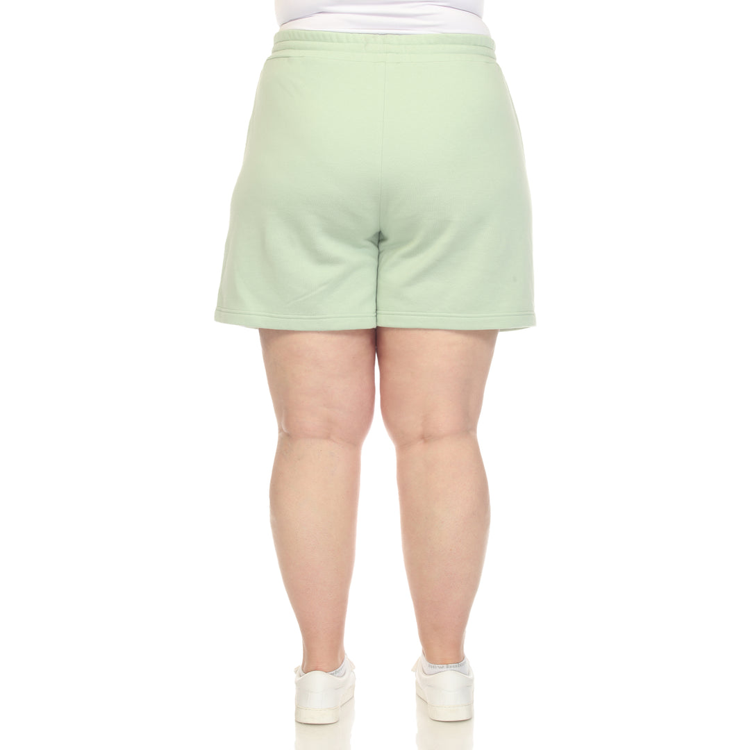 Women's Plus Size Super Soft Drawstring Waistband Sweat Short