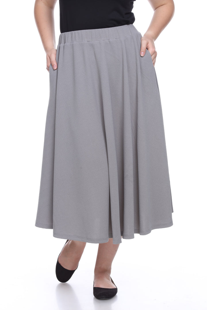 Plus 'Tasmin' Flare Midi Skirts