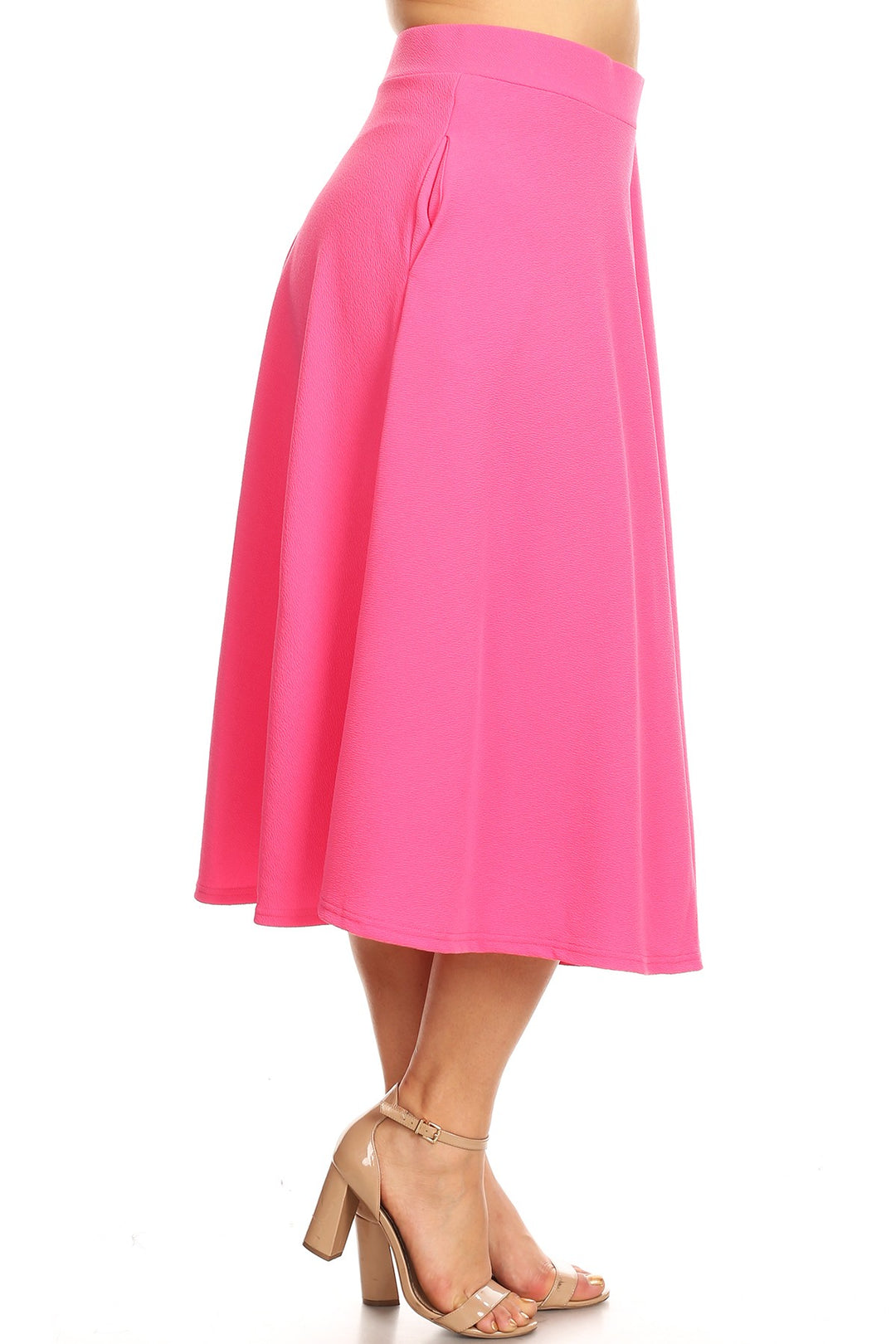Plus 'Tasmin' Flare Midi Skirts