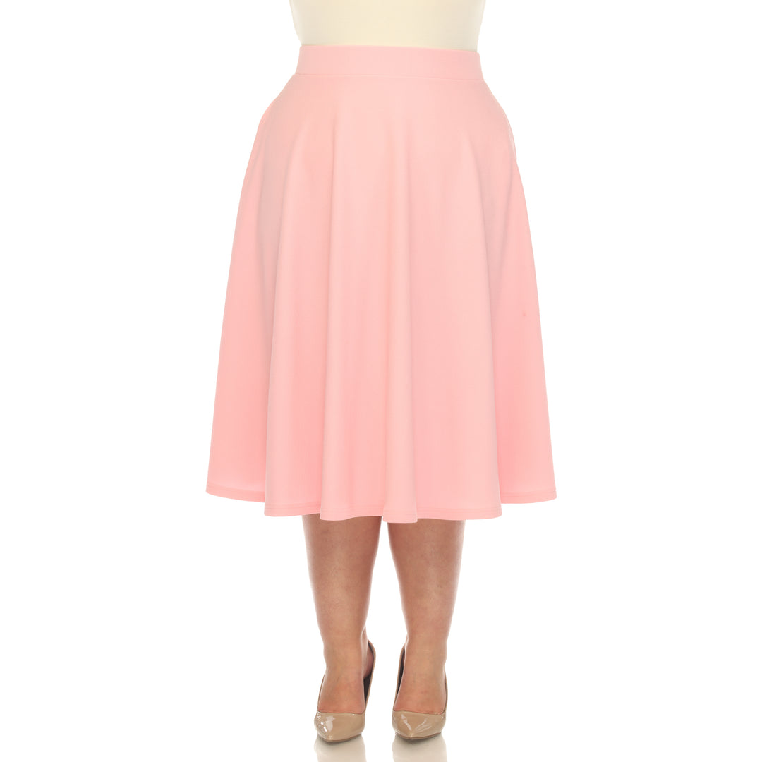 Plus 'Tasmin' Flare Midi Skirts