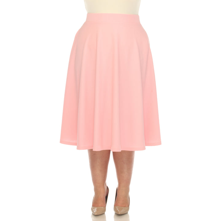 Plus 'Tasmin' Flare Midi Skirts
