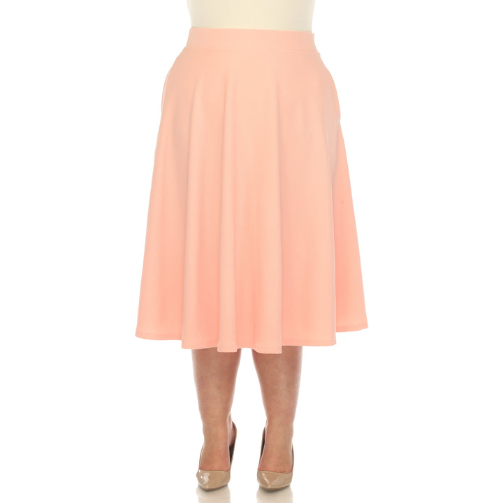Plus 'Tasmin' Flare Midi Skirts