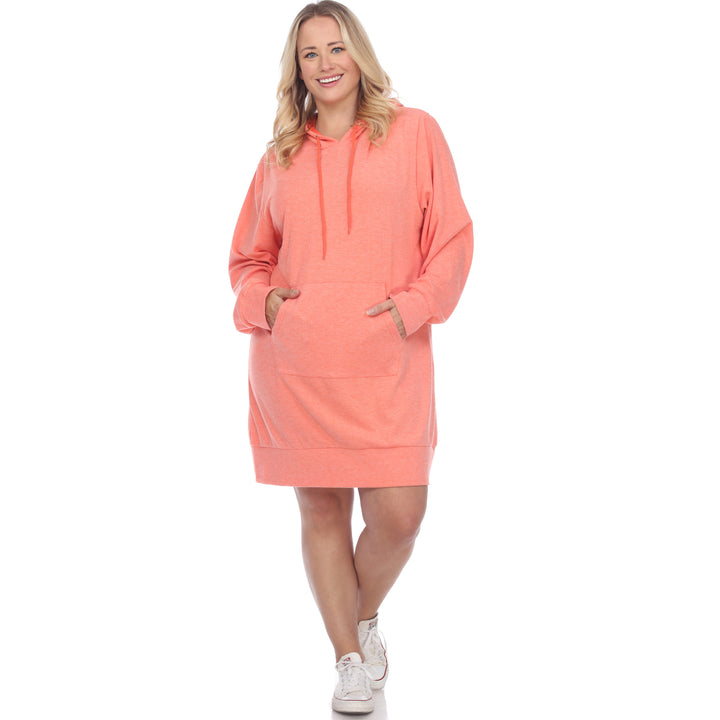 Women's Plus Size Hoodie Sweatshirt Dress