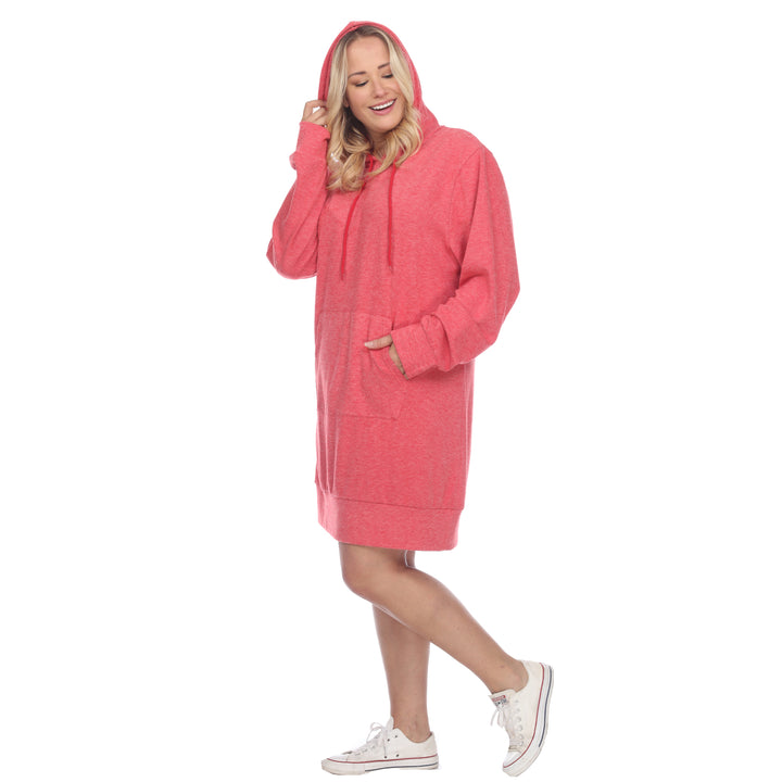 Women's Plus Size Hoodie Sweatshirt Dress