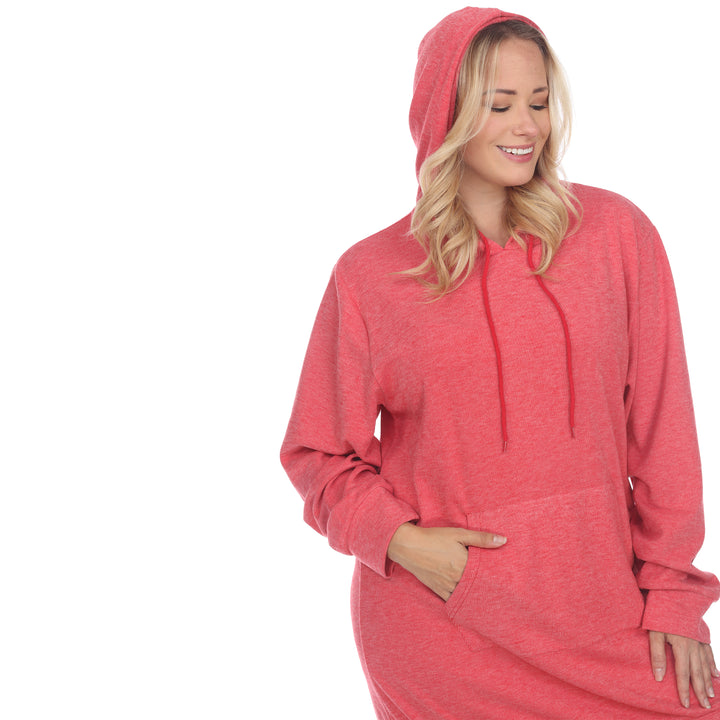 Women's Plus Size Hoodie Sweatshirt Dress