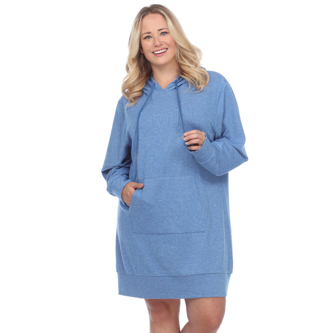 Women's Plus Size Hoodie Sweatshirt Dress