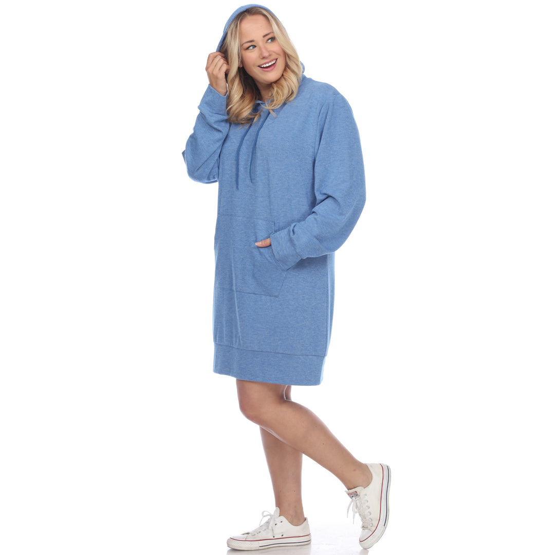 Women's Plus Size Hoodie Sweatshirt Dress