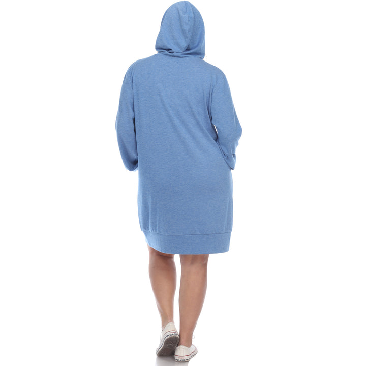 Women's Plus Size Hoodie Sweatshirt Dress