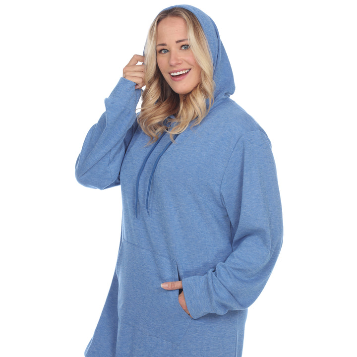 Women's Plus Size Hoodie Sweatshirt Dress