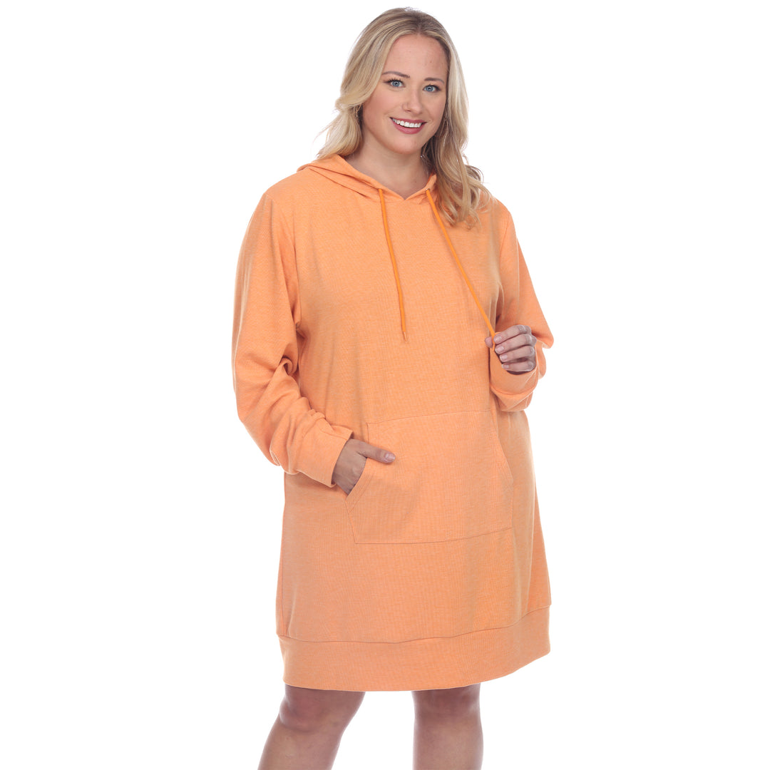 Women's Plus Size Hoodie Sweatshirt Dress